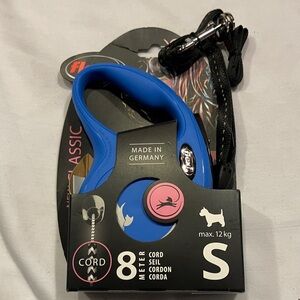 Blue Retractable Dog Leash 8m